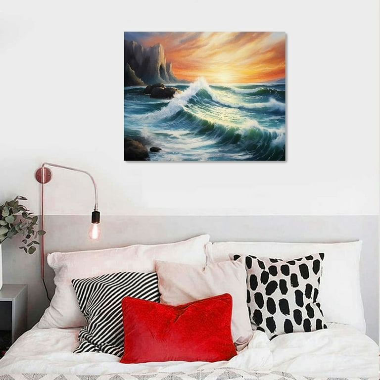RiRimama＊天使のアクリル画 海の風景 RiRimama＊天使のアクリル