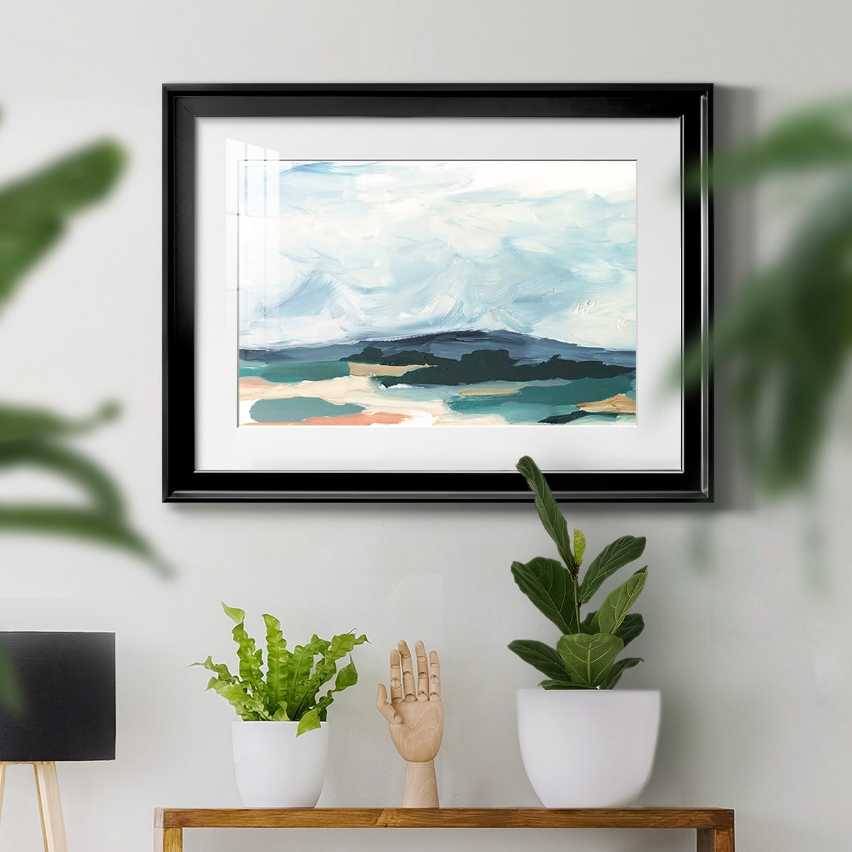 Pastel Vista I Premium Framed Print - Ready to Hang