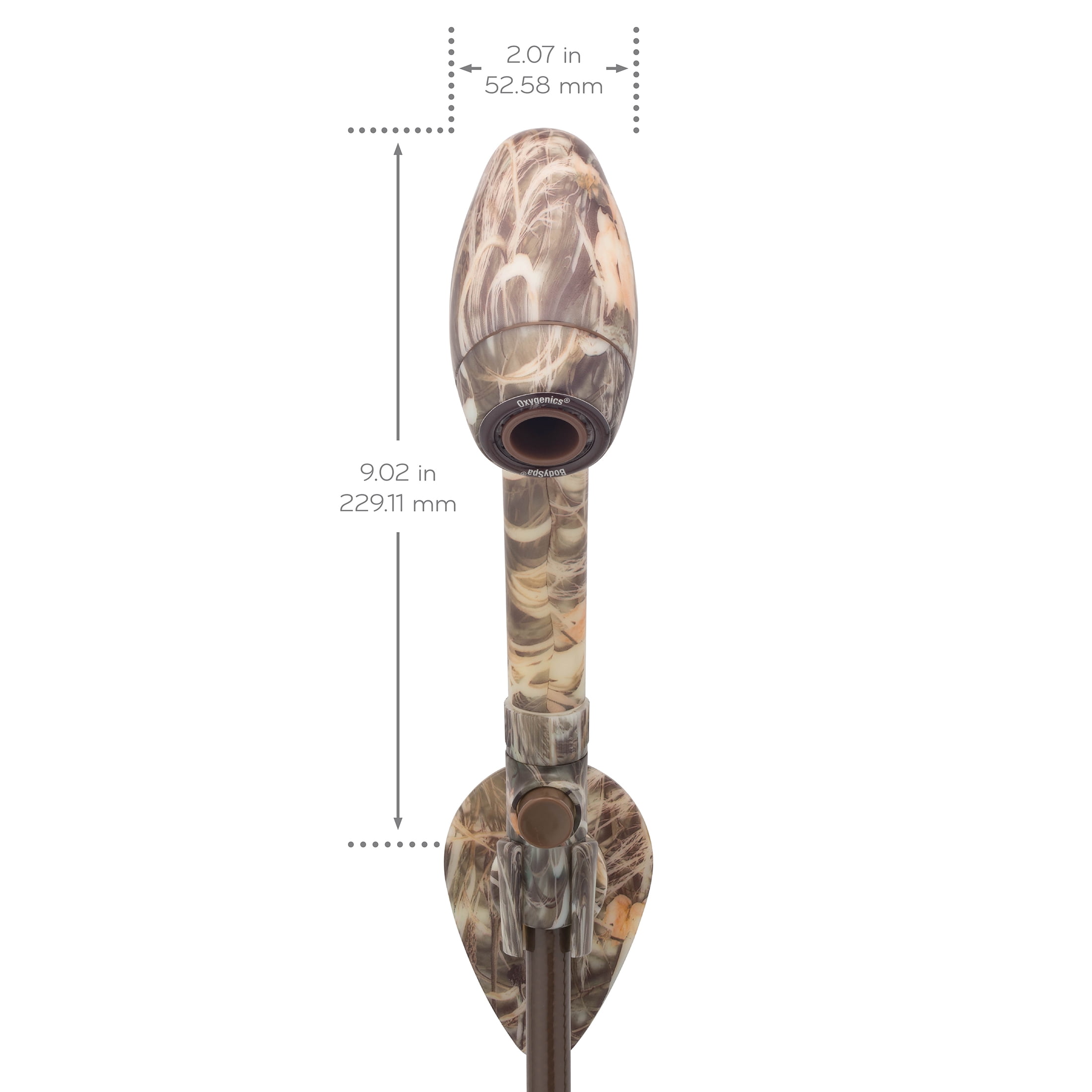 (2 pack) Oxygenics BodySpa RV 2-Setting Camo Handheld Shower Head