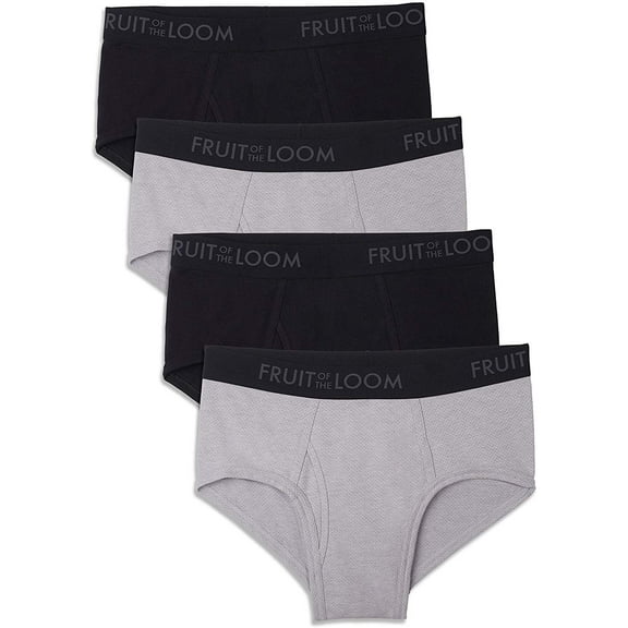 Fruit of the Loom Men's Breathable Brief Multipack, Assorted, X-Large
