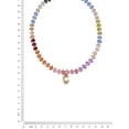 thumbnail image 2 of Time and Tru Goldtone Multicolored Bead Initial "C" Necklace, 2 of 6
