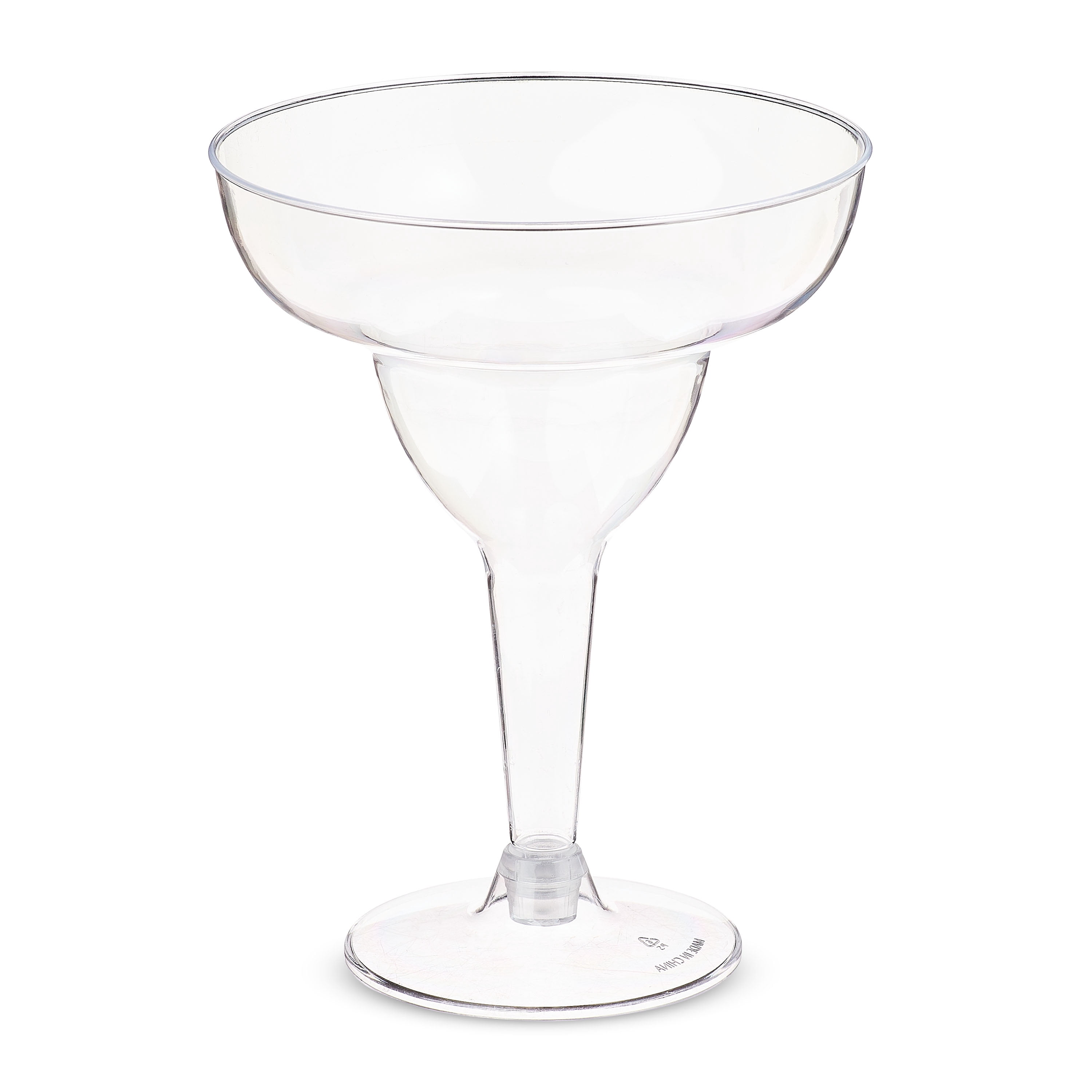 8 Count, 10.8 FL OZ, 5.7 x 4.4 IN Clear Plastic Margarita Glasses, by Way To Celebrate