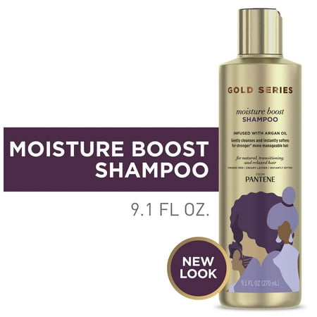 Gold Series from Pantene Shampoo, Moisture Boost, 9.1 fl oz