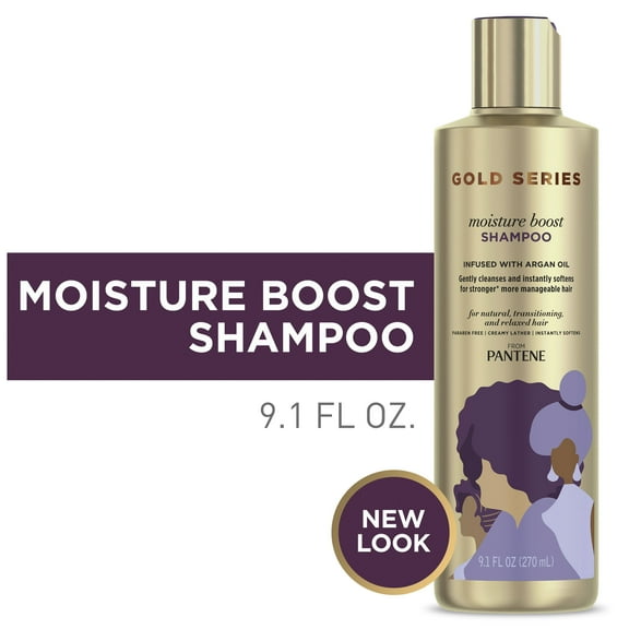 Gold Series from Pantene Shampoo, Moisture Boost, 9.1 fl oz