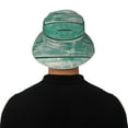 thumbnail image 5 of KLL Old Green Wooden Bucket Hat for Women Men Packable Travel Beach Sun Hat Outdoor Rave Accessories Reflective Fisherman Cap, 5 of 7