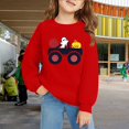 thumbnail image 2 of Mercatoo Halloween Sweatshirt for Boys Girls Graphic Printed Crewneck Long Sleeve Pullover Fall Loose Casual Tops, 2 of 8