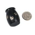 thumbnail image 5 of Black Pet Memorial Keepsake, Paw Print Mini Ashes Holder Container, Pet Cremation Urn for Ashes, Small Urn for Pet Ashes, Pet Ashes Holder Keepsake Urn Ship Next Day [Paw, Black, No Engraving], 5 of 8