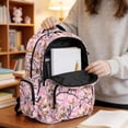 thumbnail image 5 of Xoenoiee Horse Hunting Camo Print Backpack for Kids 17 Inch Lightweight School Bag for Girls, Large Capacity Daypack with Adjustable Padded Straps for Back To School Gift, 5 of 7