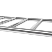Miumaeov Silver Stainless Steel 47.24 Inch Rectangular Single Bowl Commercial Sink