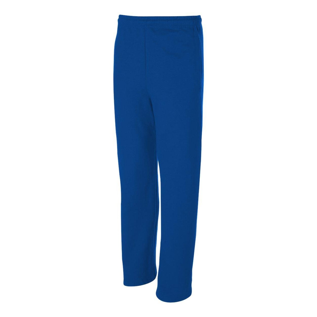 JERZEES - NuBlend Open-Bottom Sweatpants with Pockets - 974MPR - Royal -  Size: 2XL 