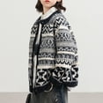 thumbnail image 4 of MAIHAN-Boys' Loose Knitted Cardigan Sweater (Autumn & Winter) - Big Kids' Cotton - blend Loose Knitted Coat, Kids' Warm Outerwear Top(Black,8-9Years), 4 of 7