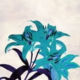 thumbnail image 2 of Phillip, Jamie 15x15 White Modern Wood Framed Museum Art Print Titled - Simply Aqua Bloom, 2 of 4