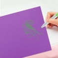 thumbnail image 2 of COSMOBETTY 1 Set Thick Card Stock for Interactive Drawing and Work Tasks Purple A3 Size, 2 of 8
