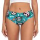 thumbnail image 1 of Balery Skull Cat Ropa Interior de Algodón para Mujer con Dibujo – Braguitas Cómodas y Elásticas, Estilo Clásico-X-Large, 1 of 6