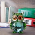 thumbnail image 3 of Gumesh Crystal Animal Figurines - Handcrafted Glass Turtle/dog/owl/rabbit Decor with Prism Effect, Gift-Ready Collectibles for Shelf/Desk Christmas Ornaments, 3 of 5