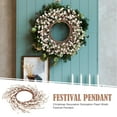 thumbnail image 3 of DEEPCRAFF 1Pcs Wreath Plastic Wall Hanging Festive Atmosphere Indoor Decoration, 3 of 6