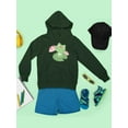 thumbnail image 3 of Cute Frog On Water Lily Hoodie Juniors -Image by Shutterstock,  x-Large, 3 of 4