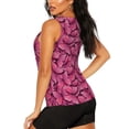 thumbnail image 3 of Fotbe Butterfly Womens Loose Fit Casual Flowy Slim-Fit Tank Tops Athletic Round Neck Trendy Sleeveless Summer Tops for Gym and Yoga-Small, 3 of 7