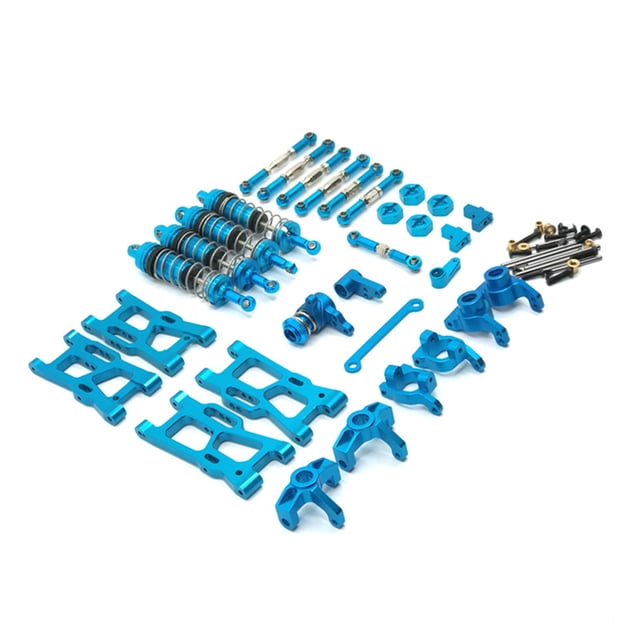 Control remoto coche Bewildely brazos oscilantes accesorios de montaje servo modelo azul