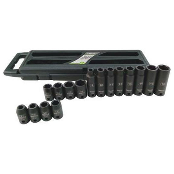 Master Mechanic 2207T176 Impact Socket Set, Metric, 16-Pc. - Quantity 5