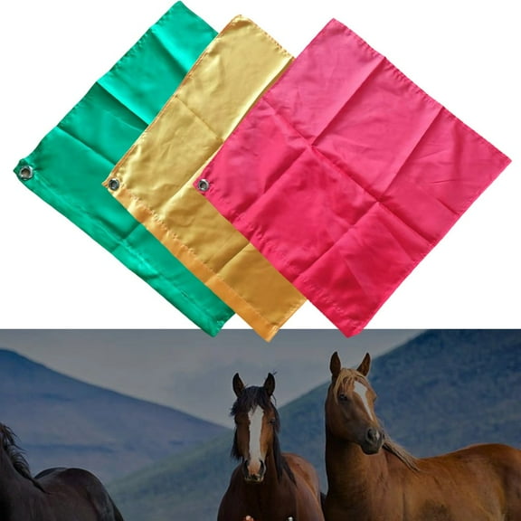 Colorful Equestrian Training Flags For Effective For Horse Training Sessions Red Fangkenuo
