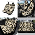 thumbnail image 2 of Jeiento Daisy Car Seat Cover Set 14 PCS with Steering Wheel Cover Seat Belt Pad Garbage Bag Rearview Mirror Cover Auto Armrest Seat Box Cover Handbrake Cover Set Car Coasters Fit SUV Sedan, 2 of 7