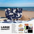 thumbnail image 5 of Pofeuu Angry Shark Print Beach Bag,Waterproof Sandproof Beach Tote Bag, Large Capacity Foldable Beach Bags for Women, 5 of 7