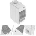 thumbnail image 4 of KAKOWELY single socket back box Circuit Breaker Box Indoor Power Distribution Box Weatherproof Circuit Breaker Protection Box5.12"X3.62"X1.81", 4 of 4