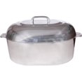 thumbnail image 1 of Cajun Cookware Aluminum Roaster Pan with Lid - 15-inch Roasting Pot - Easy to Clean Oval Cookware, 1 of 6
