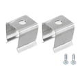 thumbnail image 1 of Unique Bargains Rope Light Mounting Clips Stainless Steel Channel Mounting Holder Accessories for 8mm to 11mm LED Strip 20 Pack, 1 of 5