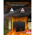 thumbnail image 3 of Caja de almacenamiento ignífuga con cerradura y organizador de archivos de 7 compartimentos, 3 of 6