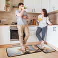 thumbnail image 6 of SKYSONIC Cute Squirrel Autumn Kitchen Rugs Set of 2, Fall Forest Animal Floor Runner Area Rug Washable Carpet Mat Perfect for Living Room Bedroom Entryway, 6 of 7