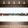 thumbnail image 2 of Festive Design Merry Christmas Santa Claus Snowman Holiday Banner for Christmas Party Decorations Winter Celebration, 2 of 9