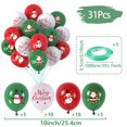 thumbnail image 1 of Globos de látex navideños, globos de Papá Noel y alce para fiestas navideñas, decoraciones navideñas para el hogar, regalo de Año Nuevo 2024 2025, 1 of 6