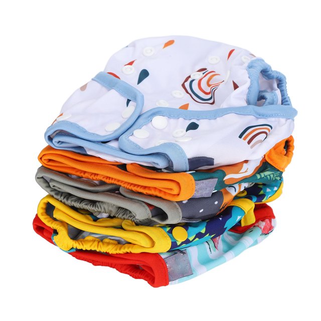 Pañales de tela reutilizables para bebés, 5 piezas de fundas para pañales de tela para bebés, fiel a su promesa
