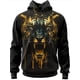 thumbnail image 3 of Sudadera con capucha con estampado 3D de león para hombre, ropa de calle, sudadera con capucha de manga larga, bolsillo frontal estampado, sudadera con capucha de primavera, 3 of 4