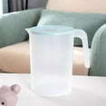 thumbnail image 4 of FURNIX Sealed Cold Water Pot Acrylic Pitcher Unbreakable Clear Plastic Pitcher With Lid,Ribbed Pitcher With Handle,Bpa-Free,Heat-Resistant Compact Design For Tea,Juice,Water,Lemonade,Milk Blue, 4 of 4