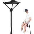 thumbnail image 1 of Portable Stool Height Adjustable Seat Retractable Outdoor Fishing Chair With 3 Gear, 1 of 5