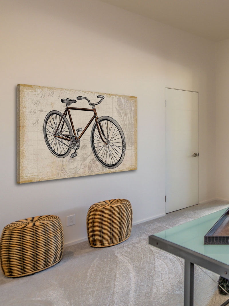Marmont Hill "Red Bike" Painting Print on Canvas