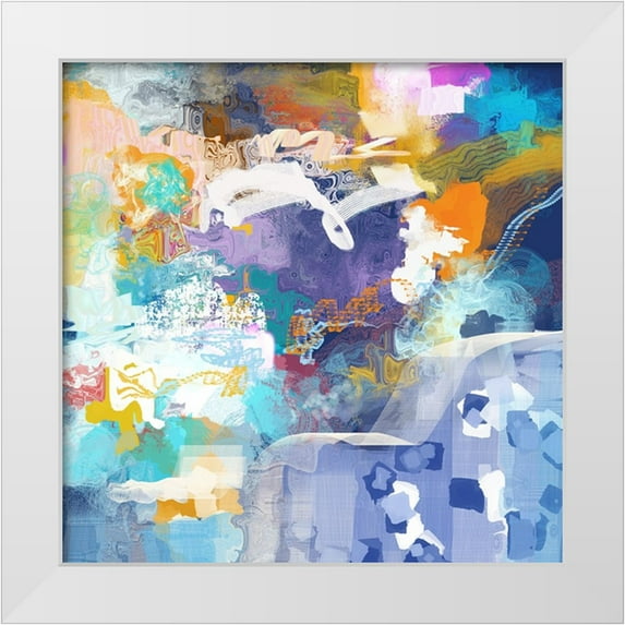 Auda, Christine 12x12 White Modern Wood Framed Museum Art Print Titled - Feeling Groovy