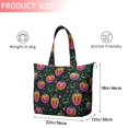 thumbnail image 4 of Colorful Halloween Pumpkins Travel Tote Bags for Women Carry On,Large Weekender Bags for Women Travel,Multi Functional Duffle Bag for Work,Shopping,Sports, 4 of 5