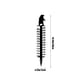 thumbnail image 3 of ¡Gran Oferta!, Calibre de nieve, palo para medir la nieve, calibre para exteriores, arte de hierro para invierno, calibre de nieve en pulgadas, decoraciones navideñas, estaca para exteriores, 3 of 7
