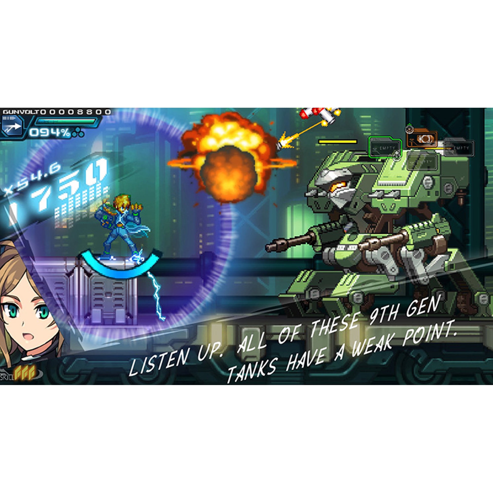 Azure Striker Gunvolt Striker Pack Nintendo Switch Digital Download Walmart Com Walmart Com