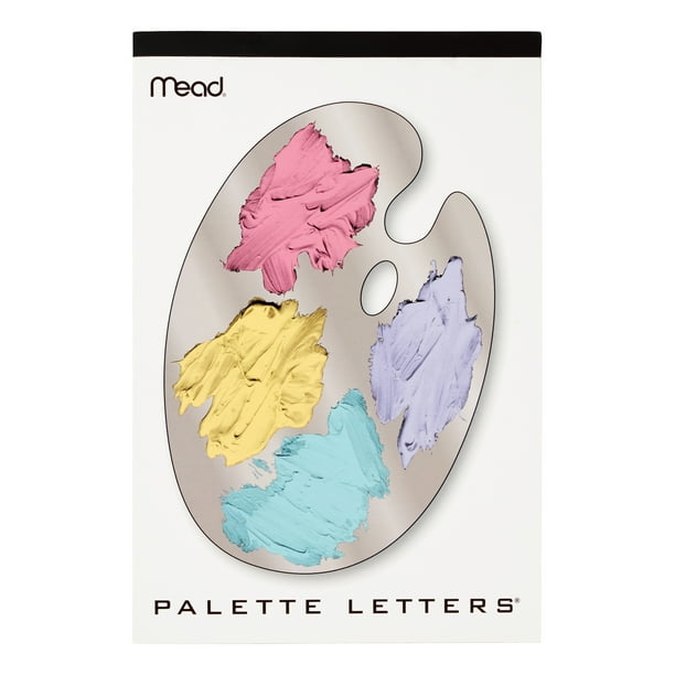 Mead Palette Letters Tablet