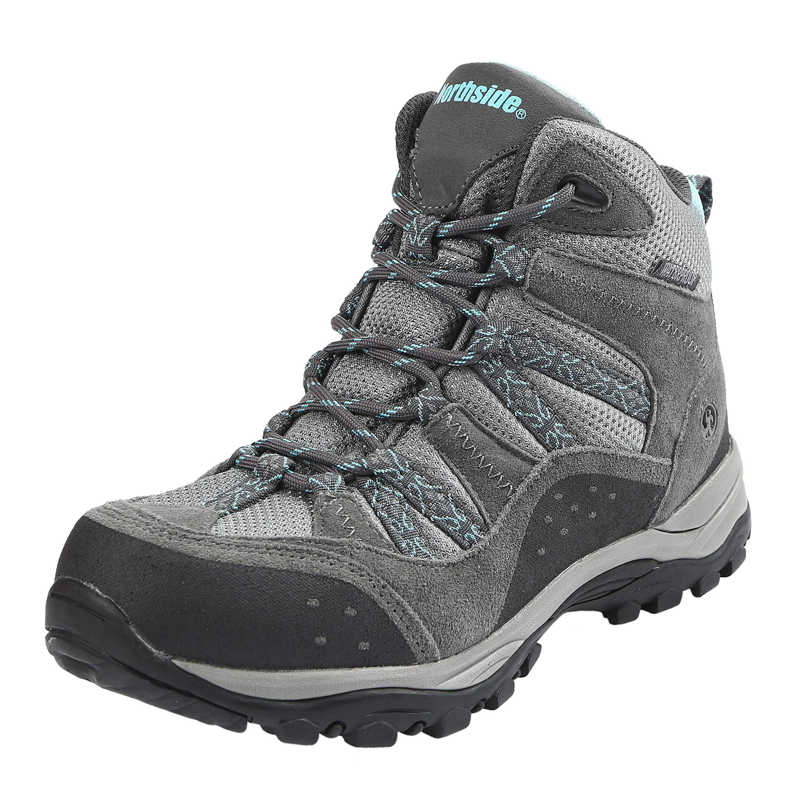 Northside Randonnée Imperméable Freemont pour Femmes, Gris/aqua, 6.5 m