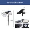 thumbnail image 4 of Reflector solar doble para  pared,  M0518 con sensor de movimiento, 4 of 4