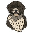 thumbnail image 2 of Spanish Water Dog Decal | Indoor/Outdoor | Dog Lover Super Cute Sticker for SUV Windows, Dorm Rooms, Bedroom, Offices | SignMission personalized gift | 12", 2 of 2
