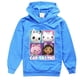 thumbnail image 2 of Ropa de casa de muñecas para niñas de 2 a 10 años con capucha Princesa Dibujos animados Gatos lindos Deportes y camisetas de ocio zhangmenya LED, 2 of 2