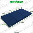 thumbnail image 3 of Colchoneta Hospitalaria Azul, 3 of 10