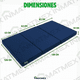 thumbnail image 3 of Colchoneta Hospitalaria Azul, 3 of 10